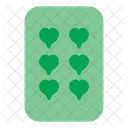 Six Of Hearts  Icon