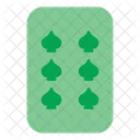 Six Of Spades  Icon