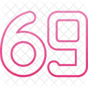 Sixty Nine Count Counting Icon