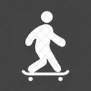 Skate Boarding Skateboard Icon