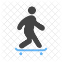 Skate Boarding Skateboard Icon