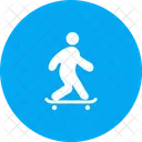 Skate Boarding Skateboard Icon