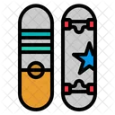 Skateboard Cruiser Sport Icon