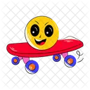 Skateboard Longboard Ride Board Icon