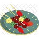 Skewers Food Bowl Icon