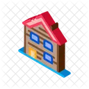 Ski Resort Cabin Icon