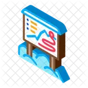 Ski Resort Direction Icon