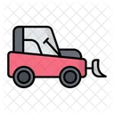 Skid Steer Excavator Machine Icon