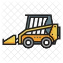 Skid Steer Loader Construction Vehicle Heavy Vehicle Icon