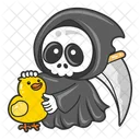 Angel Of Death Ghost Halloween Icon