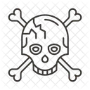 頭蓋骨、死、骸骨 アイコン