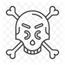 頭蓋骨  アイコン