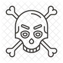 頭蓋骨  アイコン