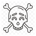 頭蓋骨  アイコン