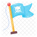 Skull Flag Pirate Flag Danger Flag Symbol