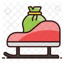 Sledge Christmas Sledge Santa Sledge Icon