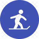 Sliding Ski Icon