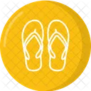 Slippers Footwear Sandals Icon