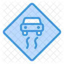 Slippery road  Icon