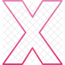 Small X X Abcd Icon