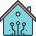 Smart Technology Home Icon