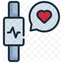 Smart Watch Heart Symbol