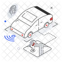 Internet Connection Isometric Icon Design Icon