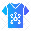 Smart Clothing Electronics Shrit Icon