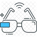 스마트 안경 스마트 스펙 인터넷 아이콘