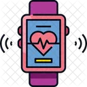 Smart Healthcare Healthcare Application Smart Watch Icon