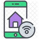 Smart Home Technology Home Icon