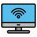 Monitor Bildschirm WLAN Symbol