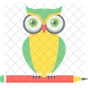 Smart Solution Owl Pencil Icon