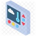 Isometric Temperature Device Icon