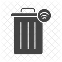 Smart Trash Paper Trash Waste Bin Icon