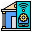 Smarthome Kunstliche Intelligenz Symbol