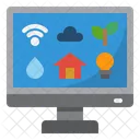 Smarthome Steuerung Zuhause Symbol