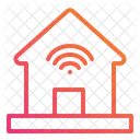 Smarthome House Wireless Symbol