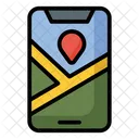 Smartphone Map Gps Icon