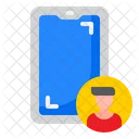 Smartphone User Man Technology Icon