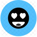 Love Smiley Streamline Kameleon Icon