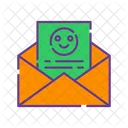 Smiling Email Emoji Letter Icon