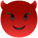 Smiling Face With Horns Emoji Emotion Icon