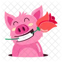 Pigs Stickers Cute Swine Cute Hog Icon