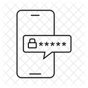 Sms Otp Secure Authentication Mobile Verification Icon