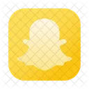 Snapchat Social Media Logo 아이콘