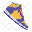 Flat Style Icon Of A Colourful Shoe アイコン