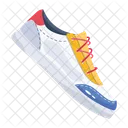 Flat Style Icon Of A Colourful Shoe アイコン