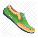 Flat Style Icon Of A Colourful Shoe アイコン