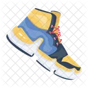 Flat Style Icon Of A Colourful Shoe アイコン